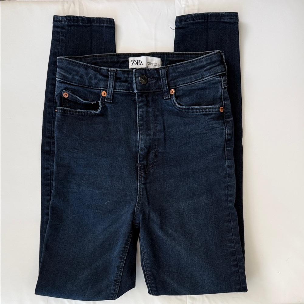 Zara high rise jeans